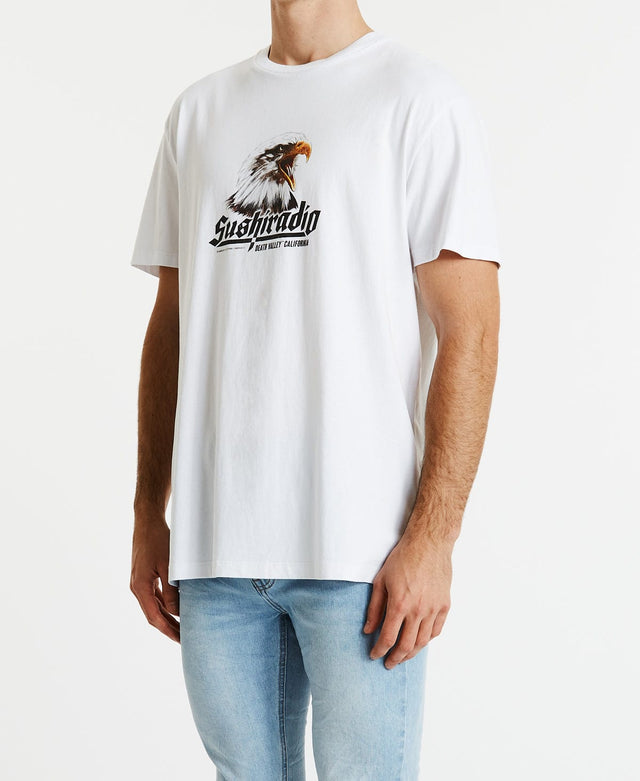 Sushi Radio Arrival Relaxed T-Shirt White