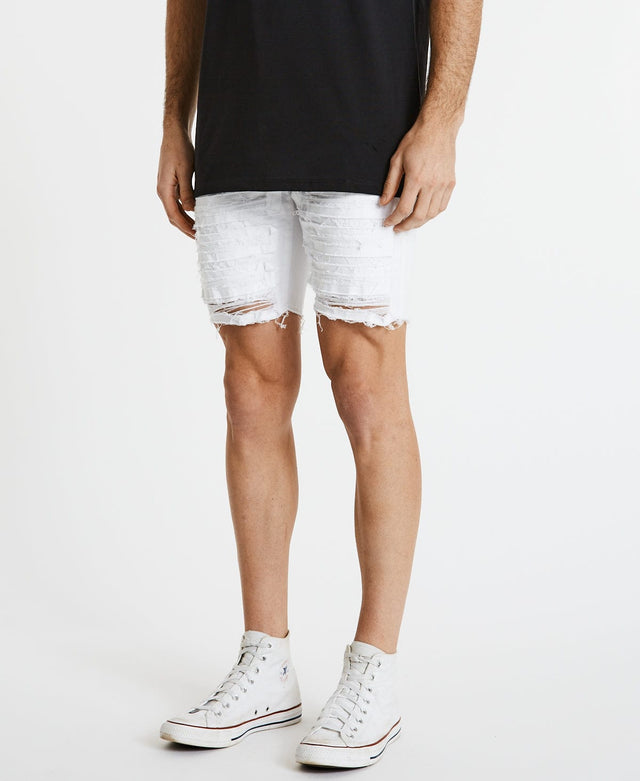 Sushi Radio Blade Runner Raw Hem Short White