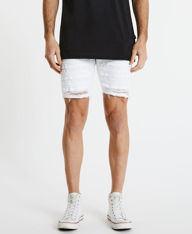 Sushi Radio Blade Runner Raw Hem Short White