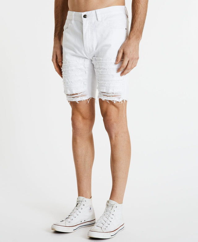 Sushi Radio Blade Runner Raw Hem Short White