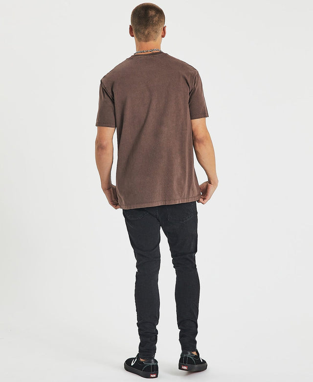 Sushi Radio Fierce Relaxed T-Shirt Pigment French Brown
