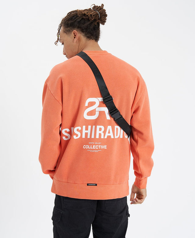 Sushi Radio King Park Relaxed Sweater - PIGMENT CLEMENTINE ORANGE