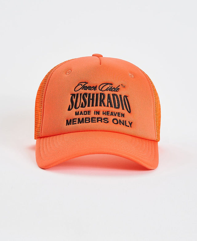 Sushi Radio King Park Trucker Cap - Clementine ORANGE