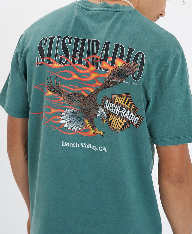 Sushi Radio Nevermore Relaxed Tee - PIGMENT BLUE SPRUCE BLUE