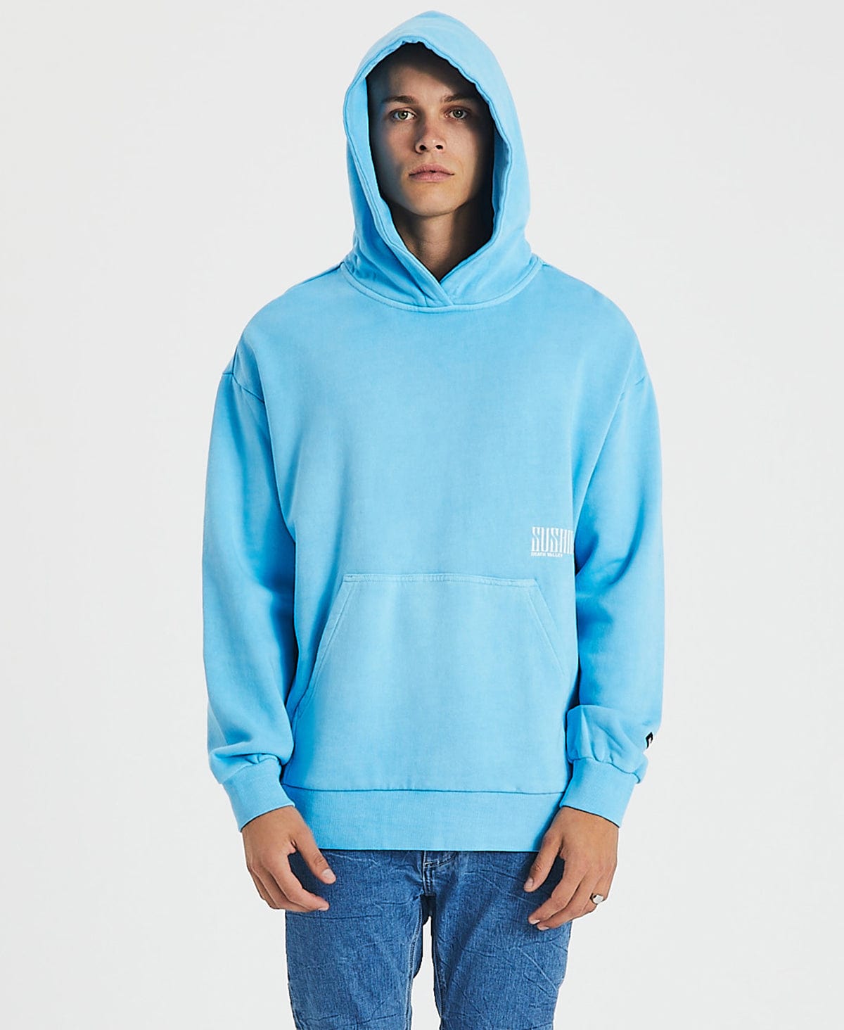 Slayer Relaxed Hoodie Pigment Swim Blue Neverland Store