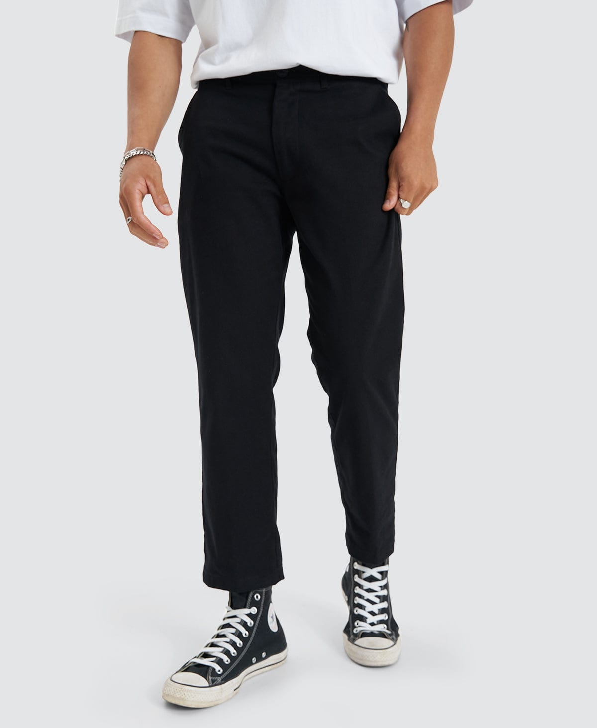 Chino deals cropped trousers