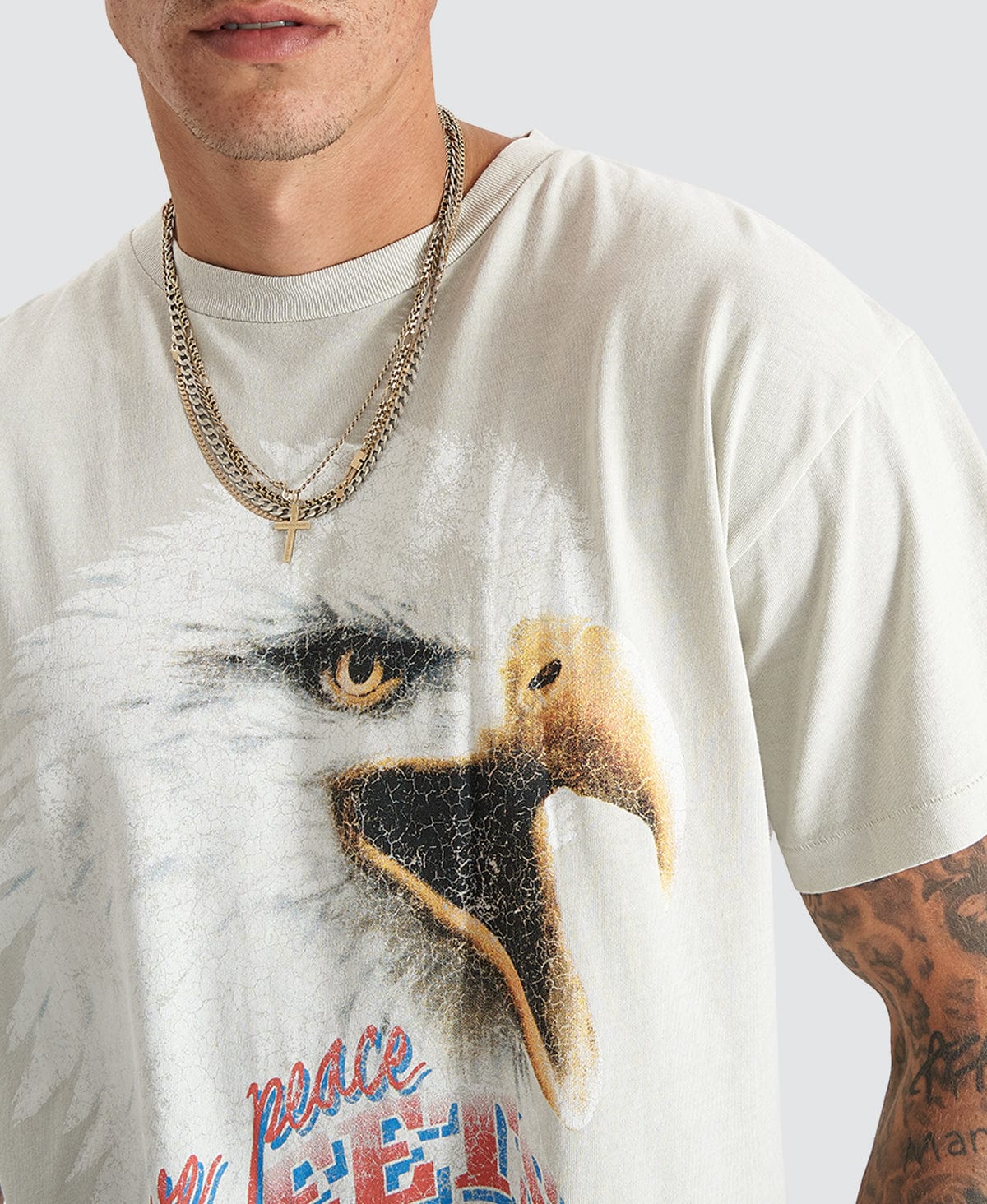 Eagle Legend Vintage T Shirt White Neverland Store