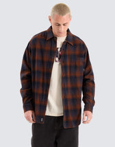 Barrio Flannel Shirt Midnight Blue