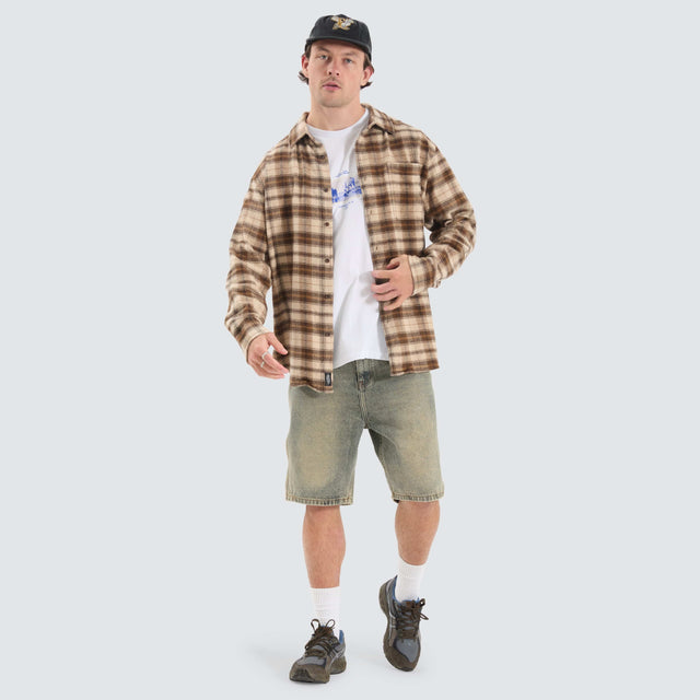 Thrills Barrio Flannel Shirt Wren