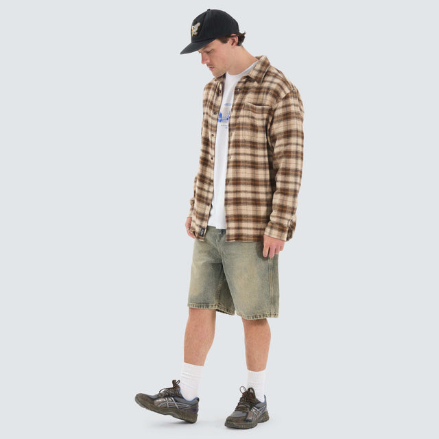 Thrills Barrio Flannel Shirt Wren