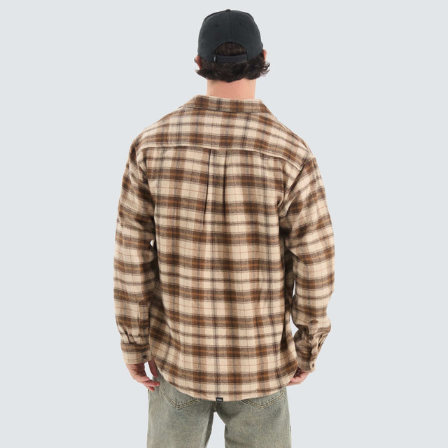 Thrills Barrio Flannel Shirt Wren