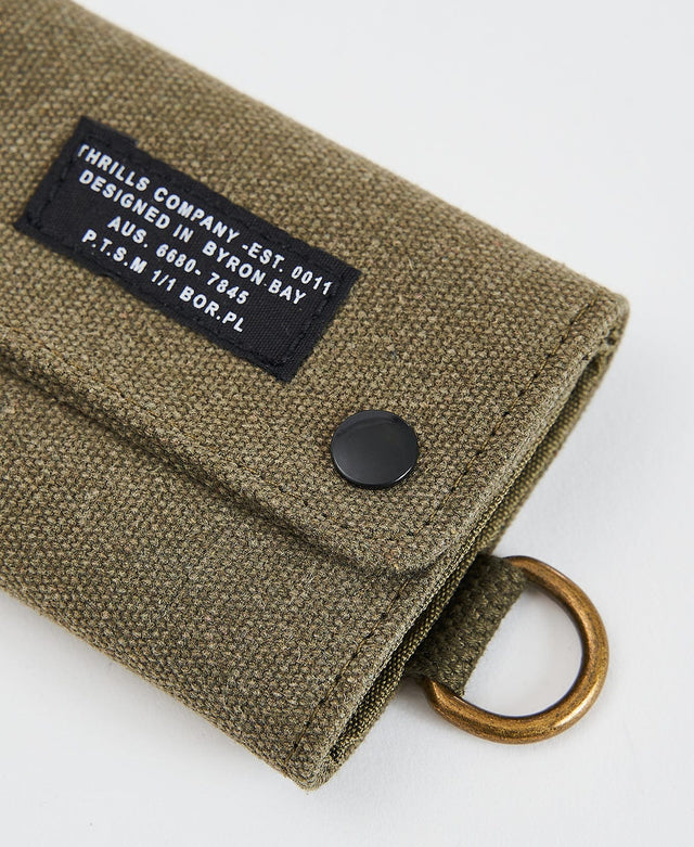 Thrills Century Card Wallet Canteen Brown