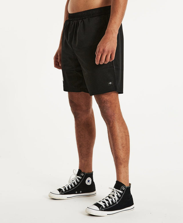 Thrills Chaos Skull Mesh Short Black