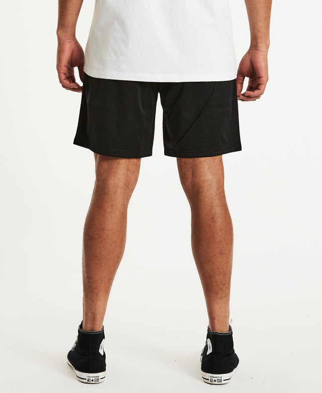 Thrills Chaos Skull Mesh Short Black