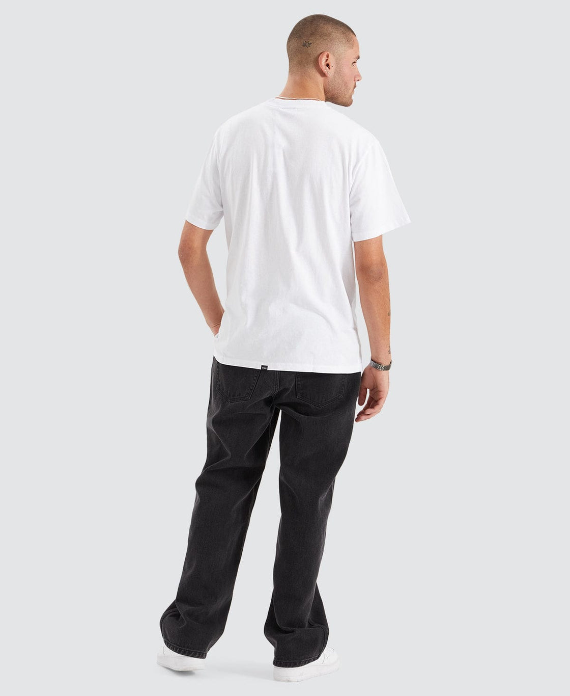 Come Enjoy Reality Merch Fit T-Shirt White | Neverland Store