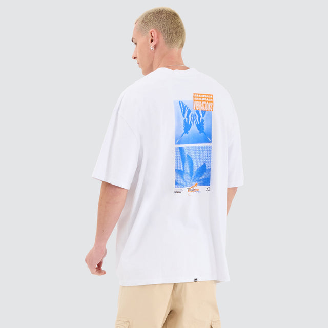 Thrills Earthdrone Box Fit Oversized Tee White