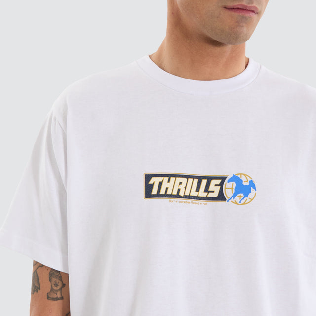 Thrills Especial Merch Fit Tee White