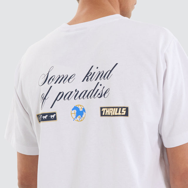 Thrills Especial Merch Fit Tee White