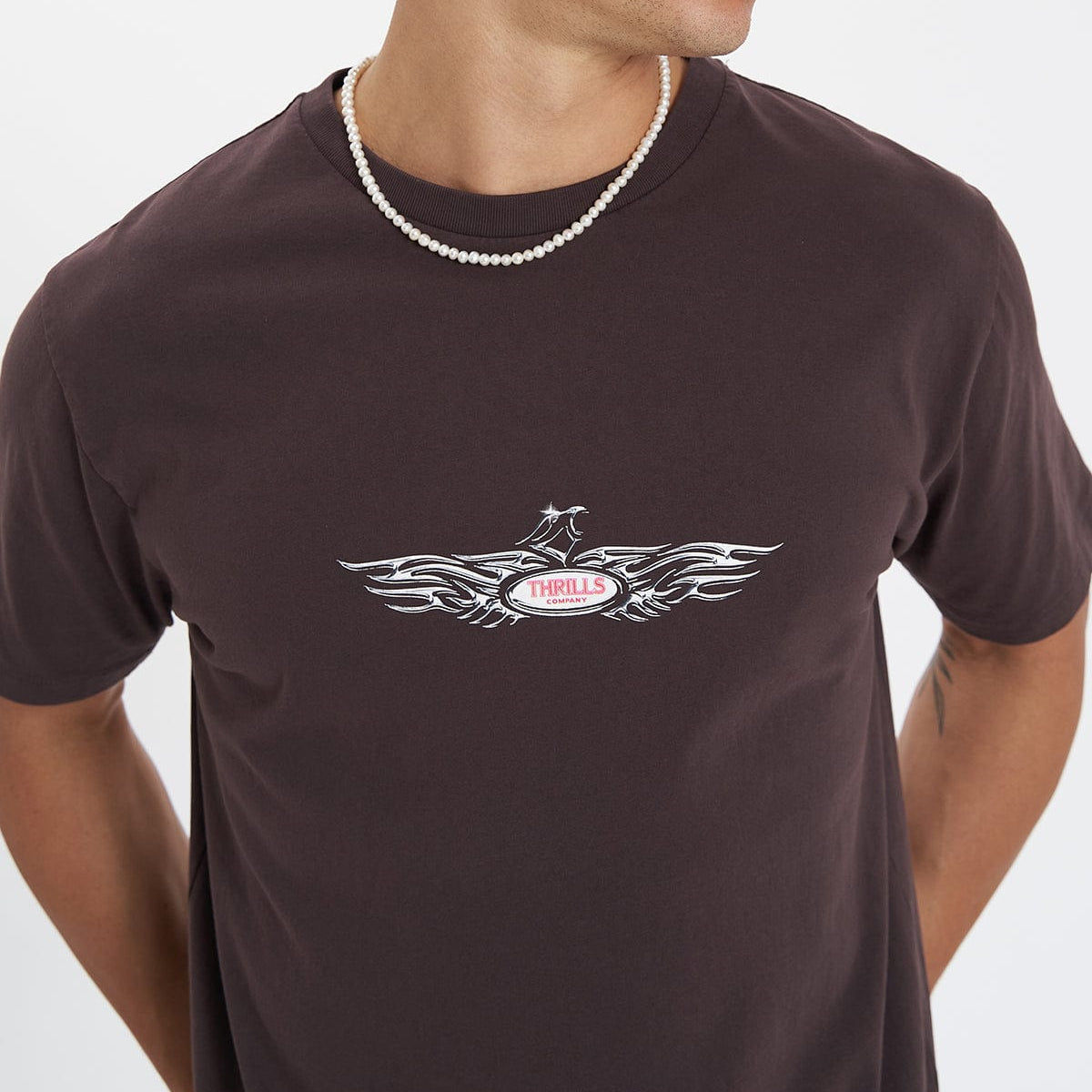 Laid Back Merch Fit T-Shirt Brown | Neverland | Neverland Store