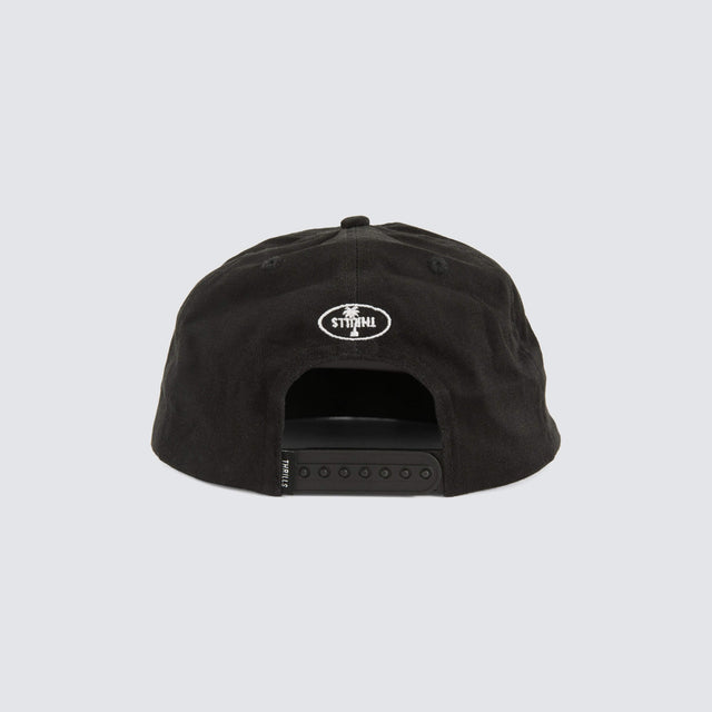 Thrills Lunacy Delusions 5 Panel Cap Black