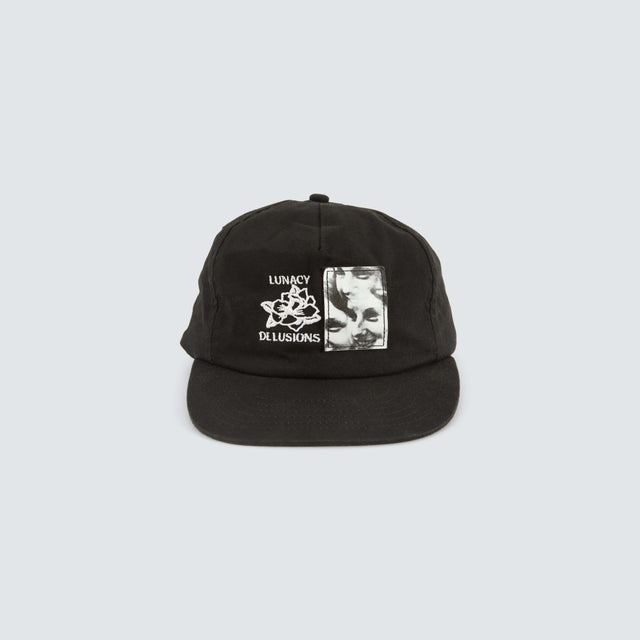 Thrills Lunacy Delusions 5 Panel Cap Black