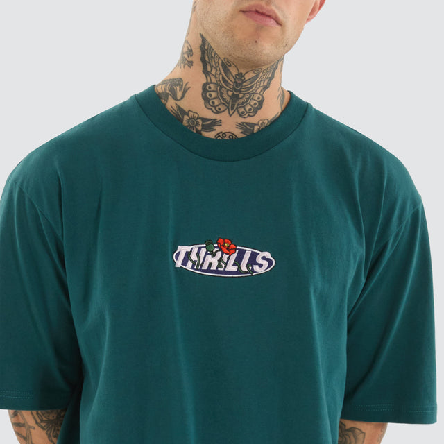 Thrills Painless Oversize Fit Tee Atlantic Deep