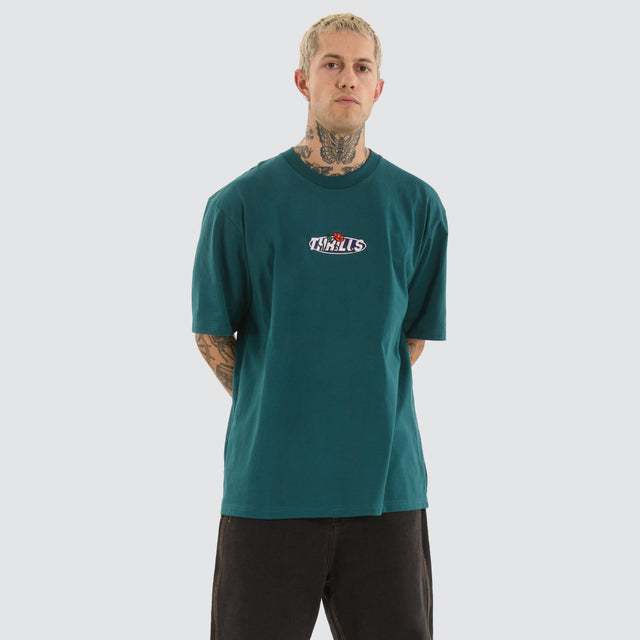 Thrills Painless Oversize Fit Tee Atlantic Deep