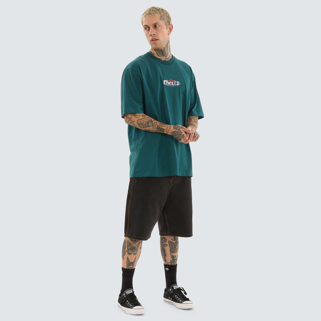 Thrills Painless Oversize Fit Tee Atlantic Deep