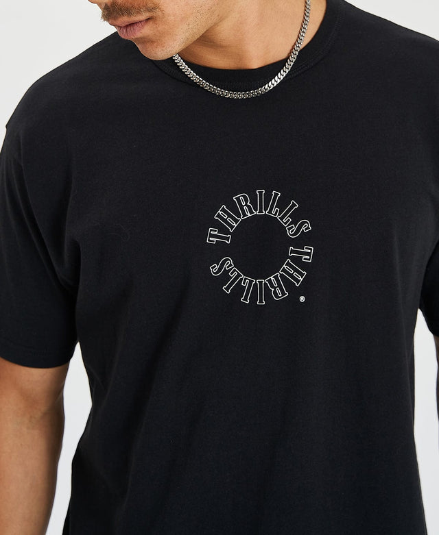 Thrills Revolutions Box Fit T-Shirt Black
