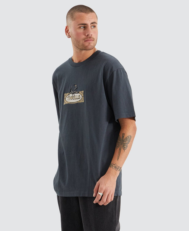 Thrills Rise Above Oversize Fit T-Shirt Black