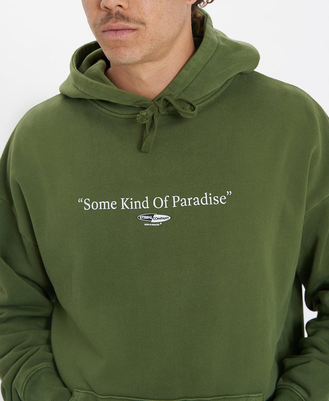 Thrills Some Kind Of Paradise Slouch Pull On Hoodie Kiwi Green