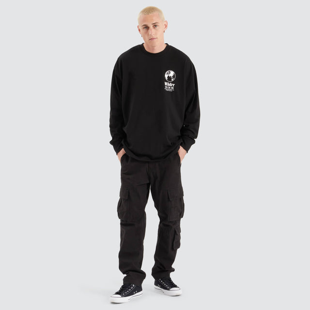 WNDRR 8 Ball L/S Tee Black