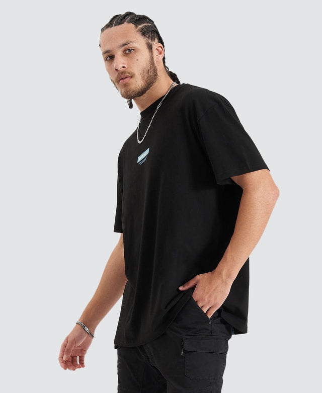 WNDRR Backoff Box Fit T-Shirt Black