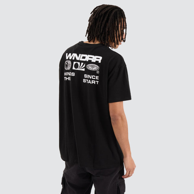 WNDRR Booster Box Fit Tee Black