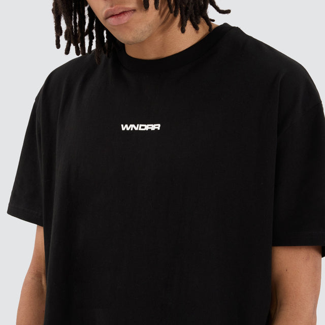 WNDRR Booster Box Fit Tee Black