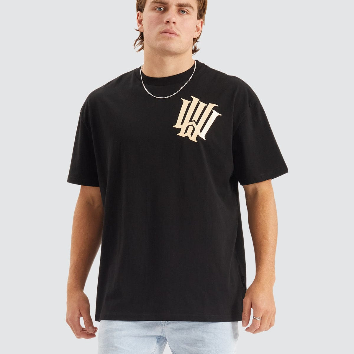 Cartello Box Fit T-Shirt Black – Neverland Store