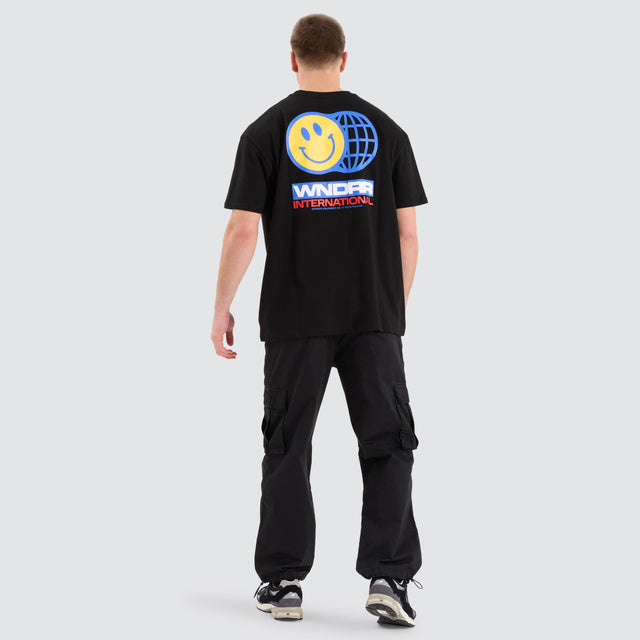 WNDRR Cheese Box Fit Tee Black