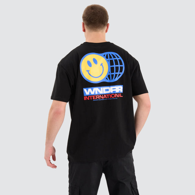 WNDRR Cheese Box Fit Tee Black