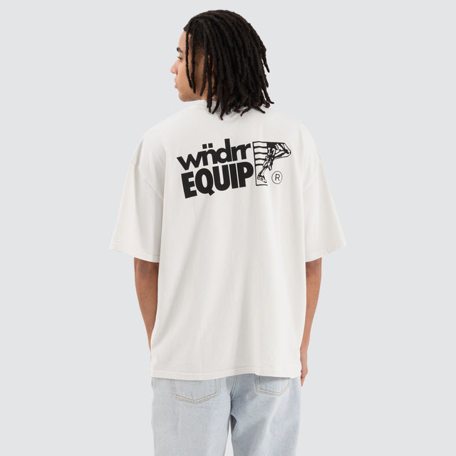 WNDRR Equip Heavyweight Tee White