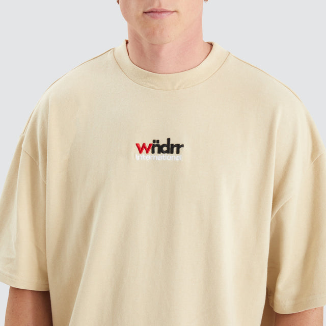 WNDRR Int Heavy Weight Tee Tan