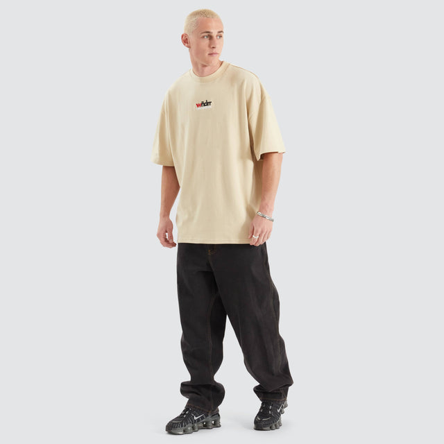 WNDRR Int Heavy Weight Tee Tan