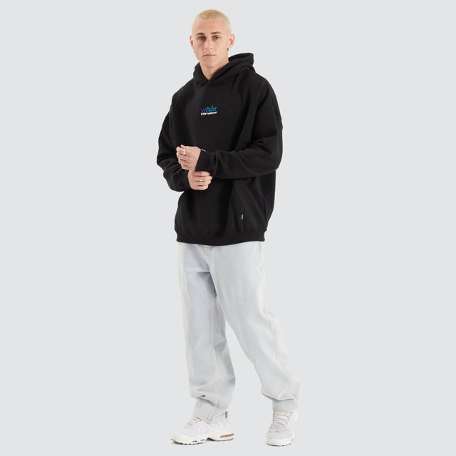 WNDRR Int Hood Sweat Black