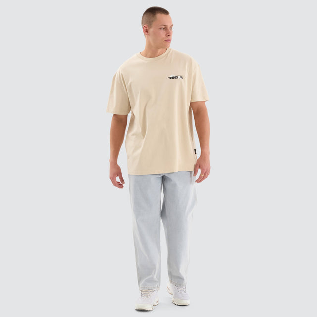 WNDRR Ranges Box Fit Tee Tan