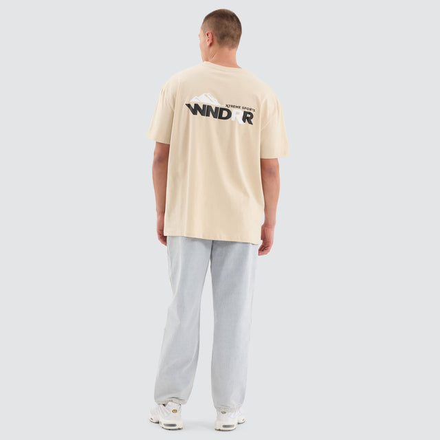 WNDRR Ranges Box Fit Tee Tan