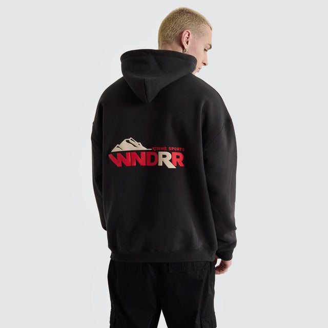 WNDRR Ranges Hood Sweat Faded Black