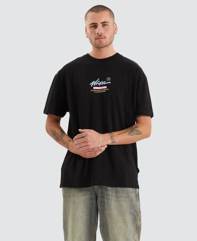 WNDRR Reclaim Box Fit T-Shirt Black