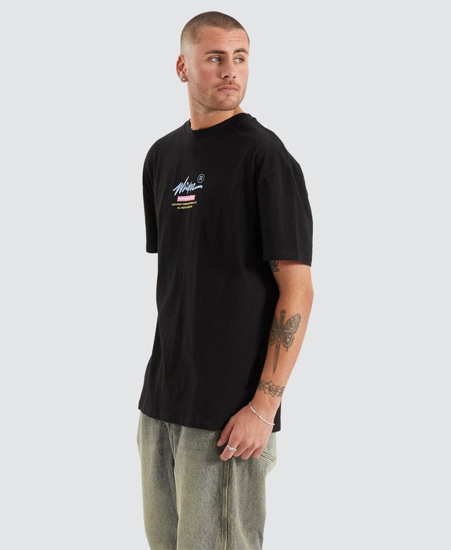 WNDRR Reclaim Box Fit T-Shirt Black