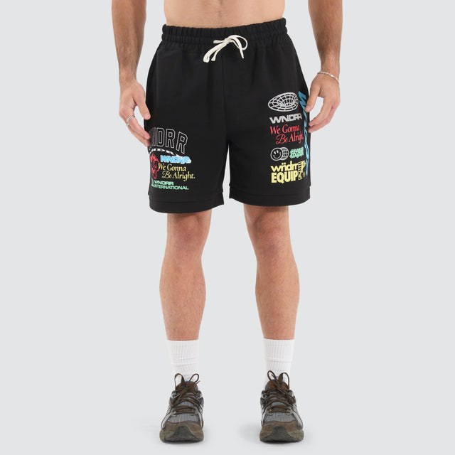 WNDRR Represent Tech Trackshort Black