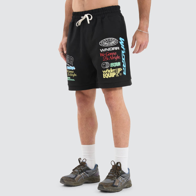 WNDRR Represent Tech Trackshort Black