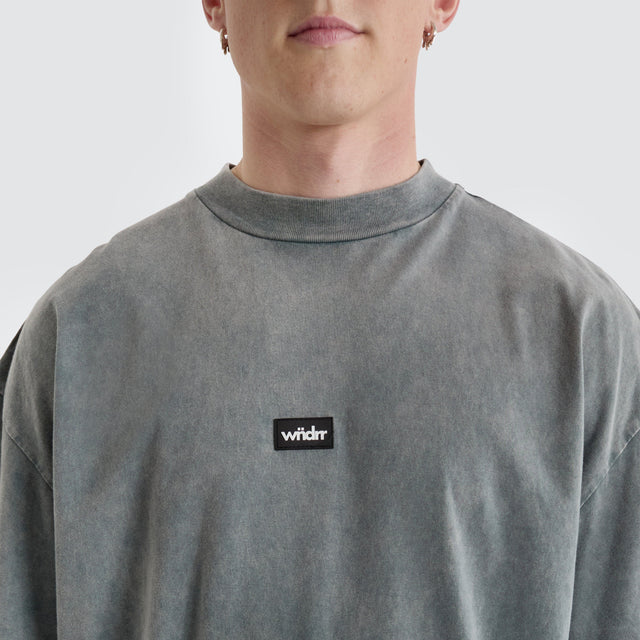 WNDRR Soho Club Tee Washed Grey